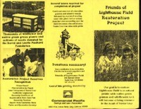 Friends of Lighthouse Field Restoration Project