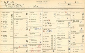 WPA household census for 2342 GLOVER PLACE, Los Angeles