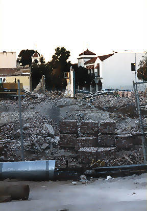 After demolition of the St. George Hotel