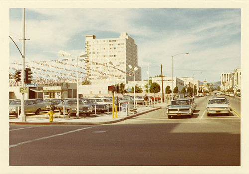 West side of Second Street (1500 block) looking north from Colorado Ave. on Febuary 14, 1970