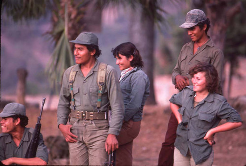 Guerrillas in occupied town, La Palma, 1983