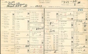 WPA household census for 1207 WEST 255TH STREET, Los Angeles County