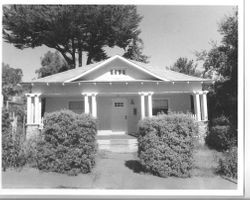 1915 Craftsman bungalow house in the Calder Addition, at 7304 Calder Avenue, Sebastopol, California, 1993