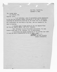 Letter from J. D. Black to Irving Lewis