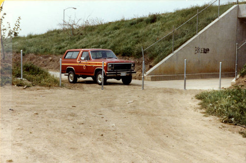 Truck at the Sepulveda Wildlife Reserve, 1981