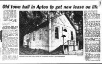 Old town hall in Aptos to get new lease on life