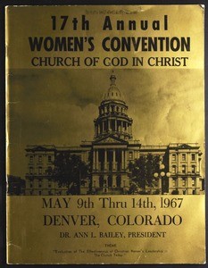 17th Annual Setting International Women's Convention Church of God in Christ