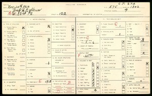 WPA household census for 122 East 82nd Place, Los Angeles County