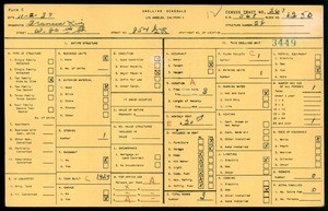 WPA household census for 854 1/2 W 80TH ST, Los Angeles County