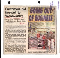 Customers bid farewell to Woolworth's