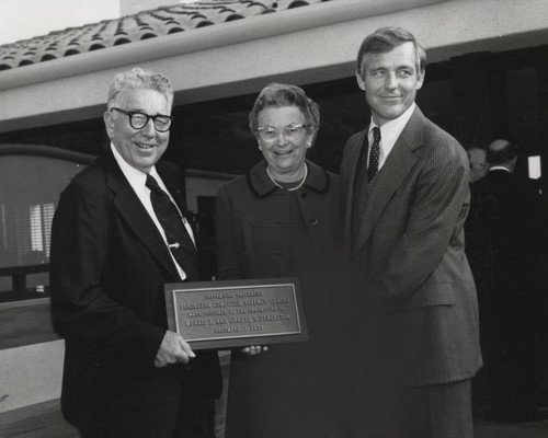 Dedication of the Pendleton Computer Science Center, 1977