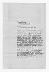 Letter to J. S. Payne, General Manager of Winchester-Simmons Co