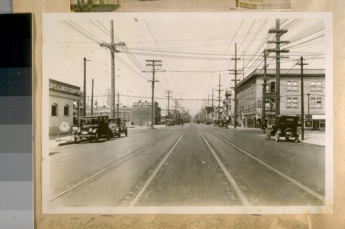 East on Folsom St. from 6th St. July 1926