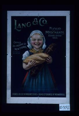 Lang & Co. flour merchants, established 1853. Office
