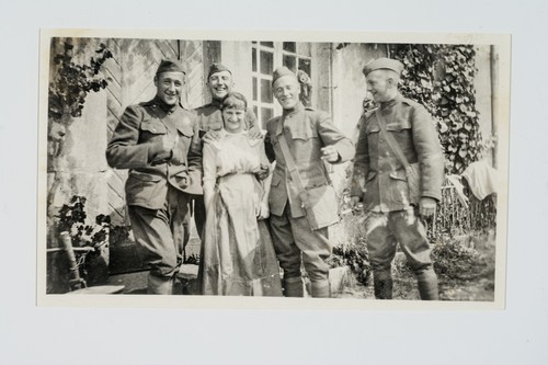 Four Soldiers and a Woman