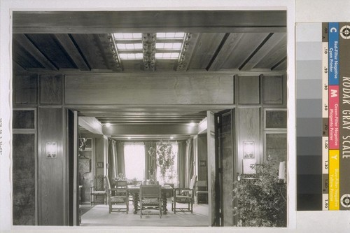 Roos House, San Francisco: [interior, conference room]