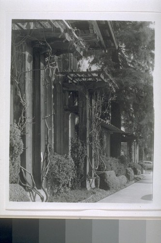 First Church of Christ, Scientist, Berkeley: [exterior, detail of trellises]