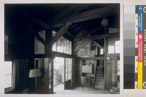 Maybeck studio, Berkeley: [interior, entrance]