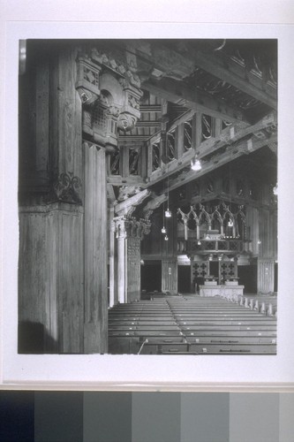 First Church of Christ, Scientist, Berkeley: [interior, view of sanctuary]