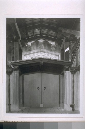 First Church of Christ, Scientist, Berkeley: [exterior, entrance]