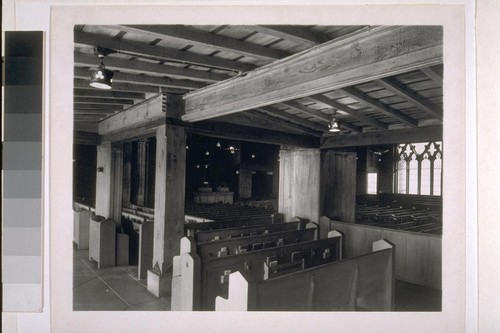 First Church of Christ, Scientist, Berkeley: [interior, view of sanctuary]