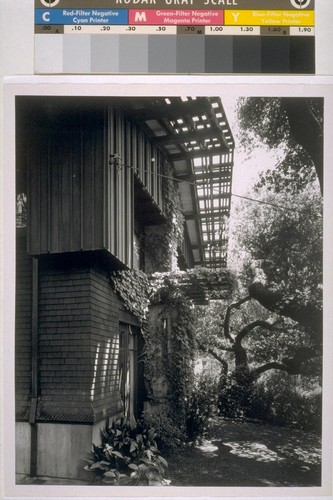 Chick house, Oakland: [exterior, side view]