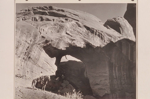 Nancy Daly at White-hat Bridge, Navajo Canyon