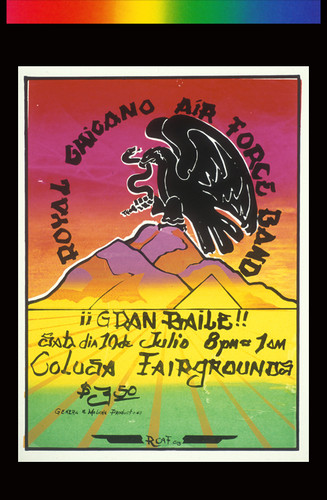Royal Chicano Air Force Band, Announcement Poster for