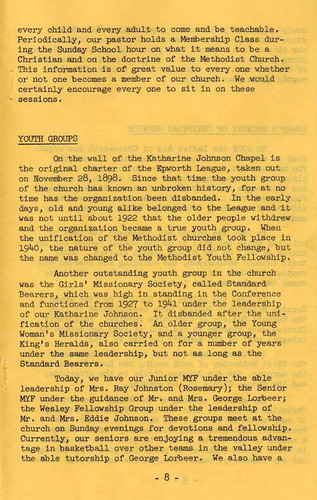 Chatsworth Methodist Church Pioneer Jubilee, 1958 (page 9)