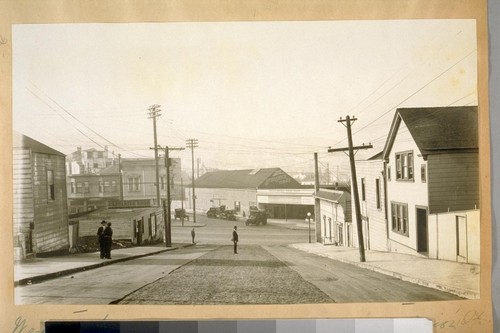 West on Santa Marina Ave. above Mission St. Jany 1922