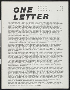 ONEletter 30/11 (1985-11)