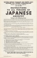 State of California, [Instructions to all persons of Japanese ancestry living in the following area:] City of Los Angeles, west downtown area