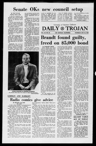Daily Trojan, Vol. 61, No. 29, October 23, 1969
