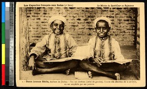 Two boys, Jhabua, India, ca.1920-1940