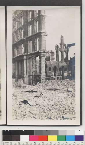 [Ruins of unidentified building.]