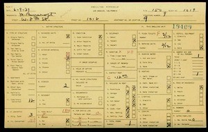 WPA household census for 1018 W 8TH, Los Angeles