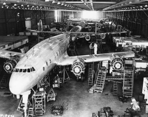 Aircraft assembly plant, view 1