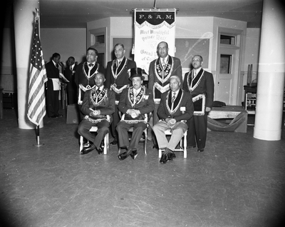 Group photograph of members of the Prince Hall F. & A.M