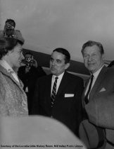 Mayor Joe Sheeks with Nelson and Mrs. Rockefeller in early 1960s
