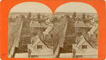 From roof "Occidental Hotel," view west down 4th St., towards Depot, Santa Rosa, Cal., 188