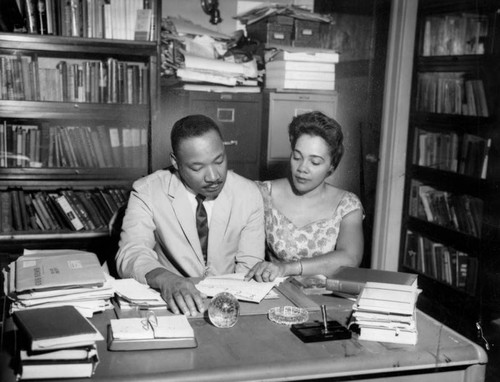 Dr. Martin Luther King Jr. and Coretta Scott King