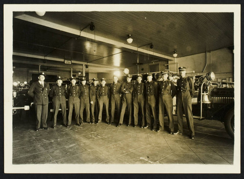Crew inside the original Station No. 1
