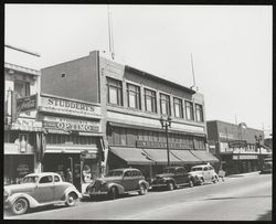 Montgomery Ward building and surrounding businesses, Petaluma