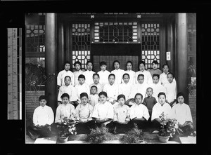 Students of Peking Bible Training School, Beijing, China, 1923