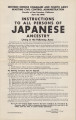 State of California, [Instructions to all persons of Japanese ancestry living in the following area:] central west City of Los Angeles