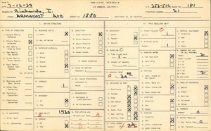 WPA household census for 1550 ARMACOST AVE, Los Angeles