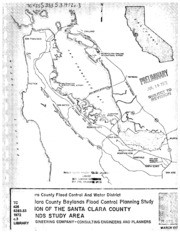 Santa Clara County Baylands Flood Control Planning Study : Location of The Santa Clara County Baylands Flood Control Planning Study