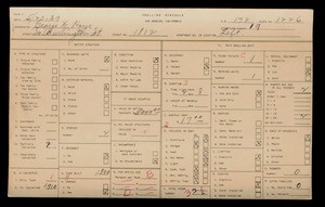 WPA household census for 1812 S BURLINGTON, Los Angeles