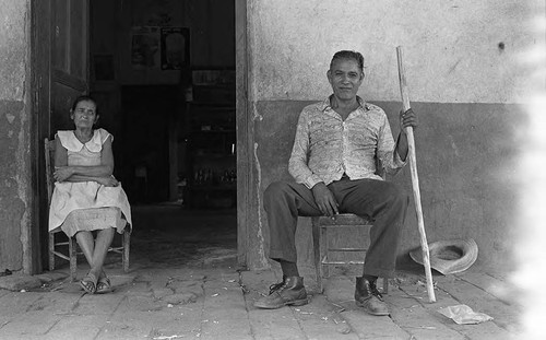 A man and a woman, San Agustín, Usulután, 1983