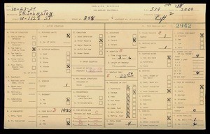 WPA household census for 848 W 112TH ST, Los Angeles County